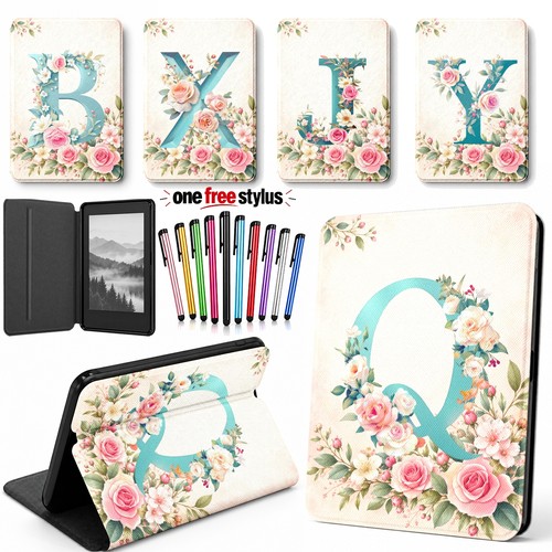 Rose letter leather case for - letter,